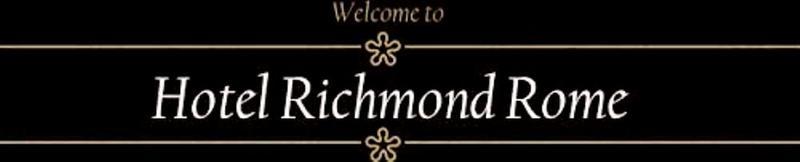 Hotel Richmond Roma Dış mekan fotoğraf